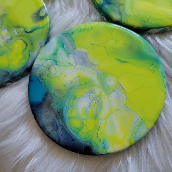 Abstract Art Coaster Set - Picture 7 of 8